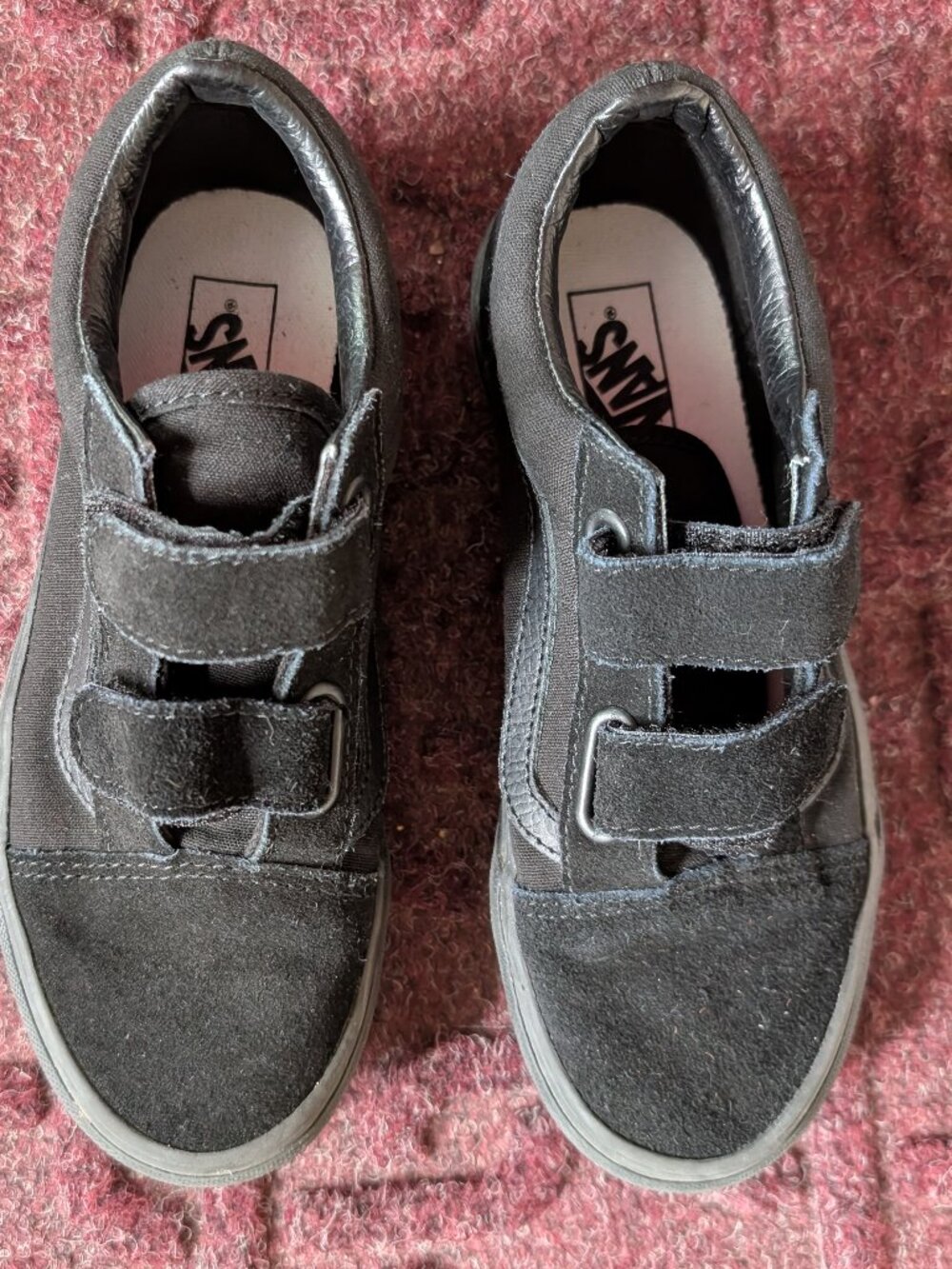 Black Vans Velcro size 3